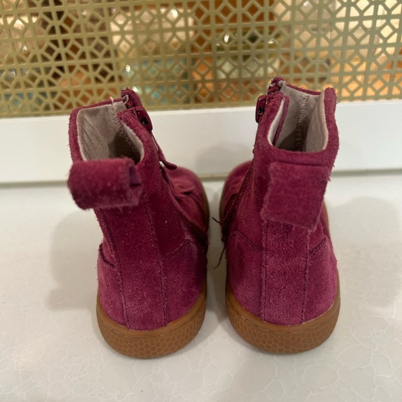 Livie & Luca Kids Ruffle Boots - Pink size 7 - Picture 3 of 8